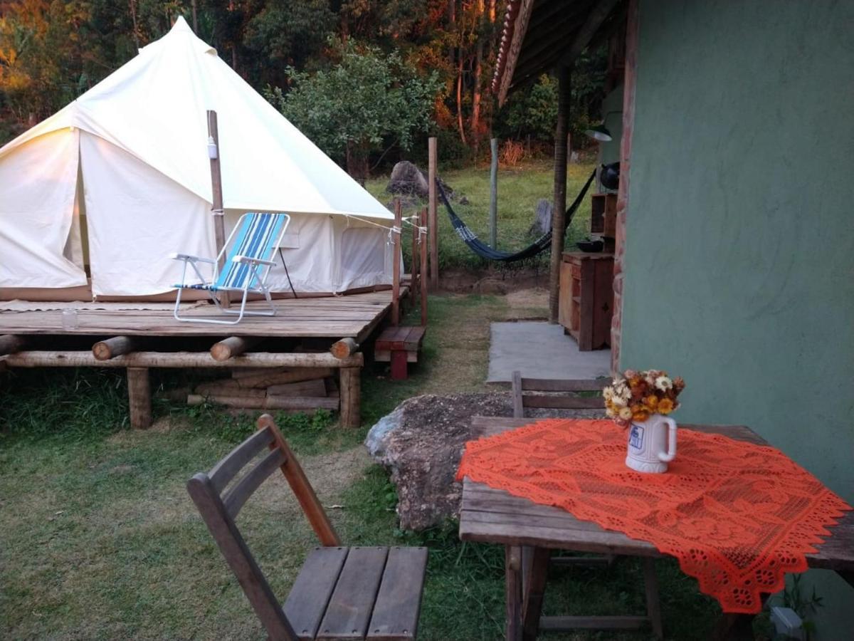 Chale Refugio Da Pedra Sp Villa Sao Bento do Sapucai Luaran gambar